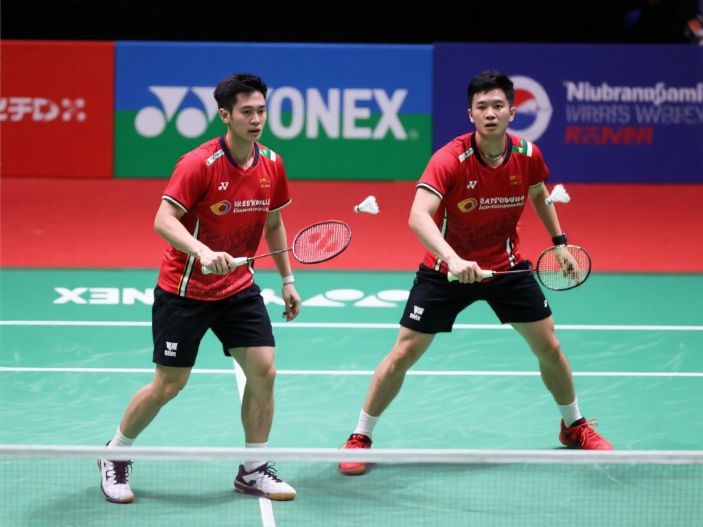 苏迪曼杯半决赛:韩国对阵印尼激烈对决 与此同时,印尼队的优势还源于他们的双打组